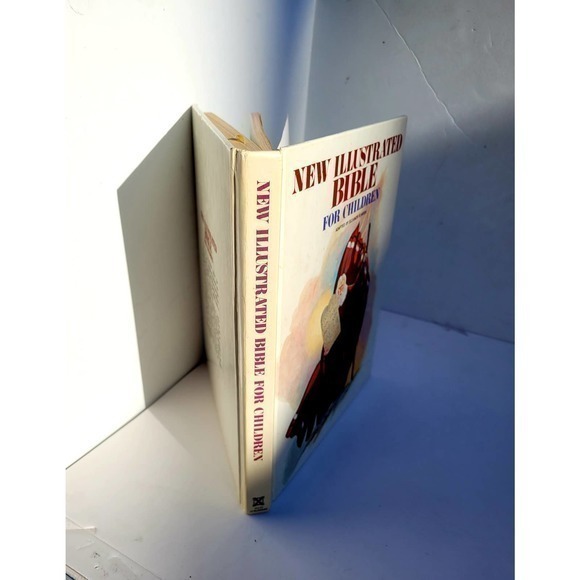 Vintage New Illustrated Bible for Children Adapted by Elenor R. Hirsh Book‎ - Picture 10 of 11